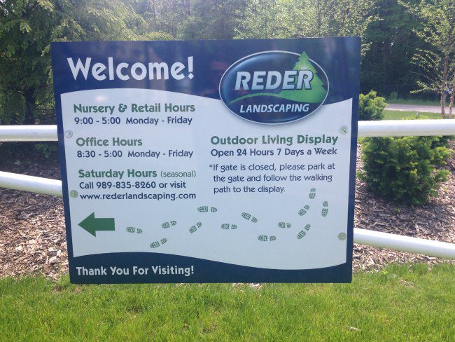 Reder Landscaping Nursery Midland Michigan