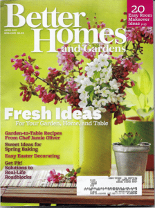 Better Homes & Gardens – April 2011