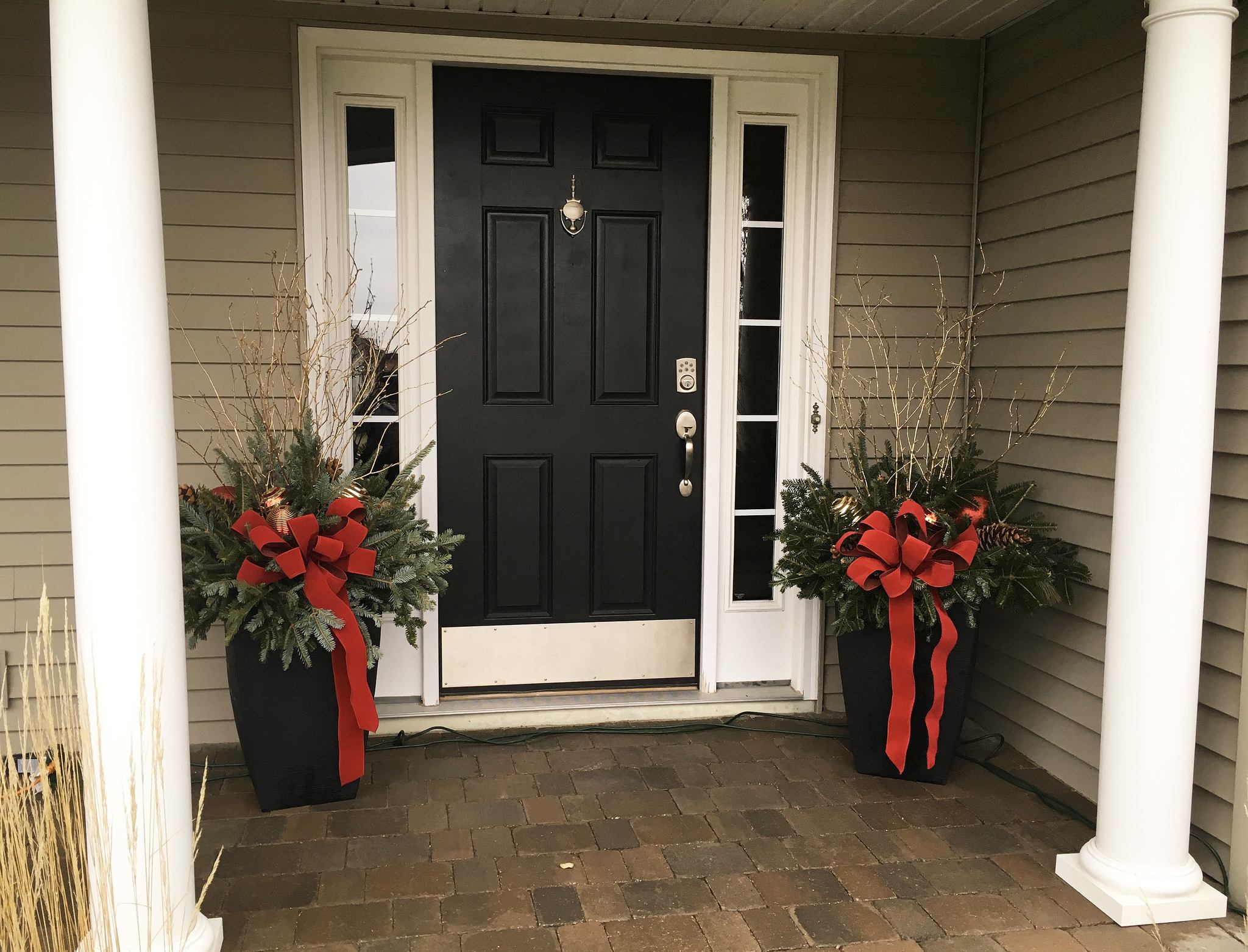 Holiday Container Gardens 2019