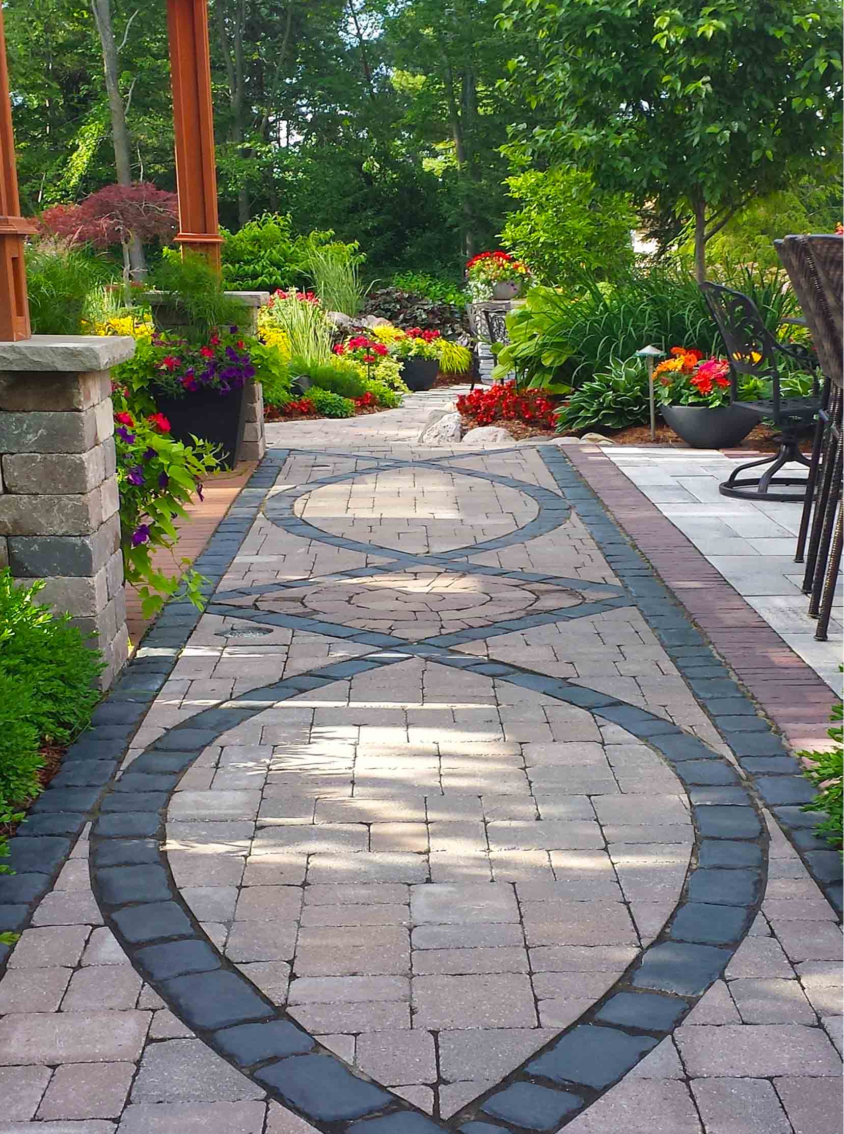 Reder Pathway Outdoor Fireplace